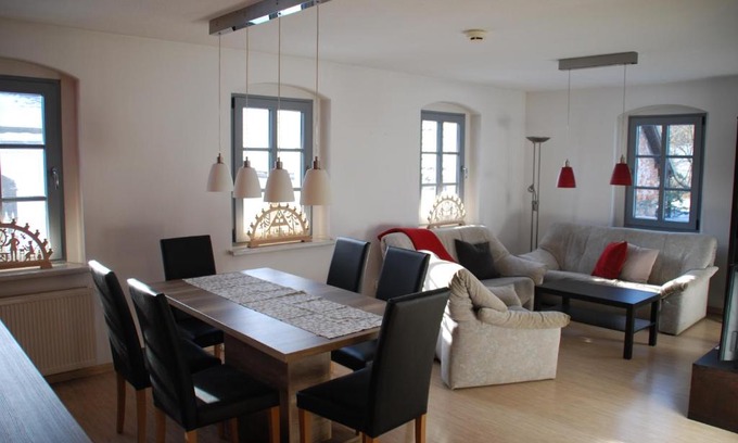 Chemnitz Apartamento | Gutshof Lesch, Fewo3 OG links