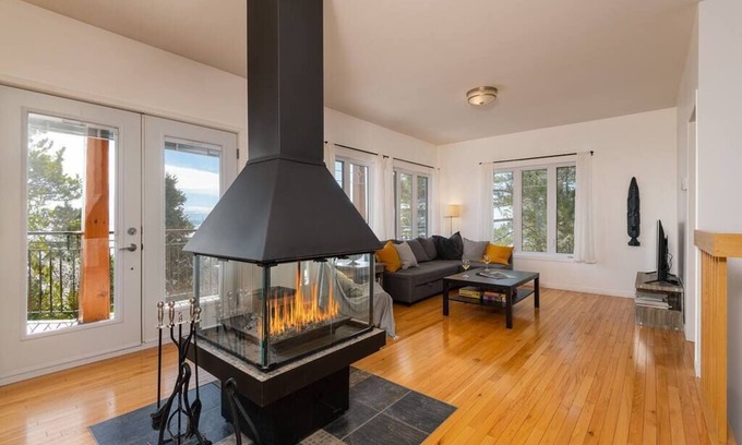 Saint Irenee Chalet De Esquí | Hôtel à la maison - Villa Beaudry, spa et fleuve