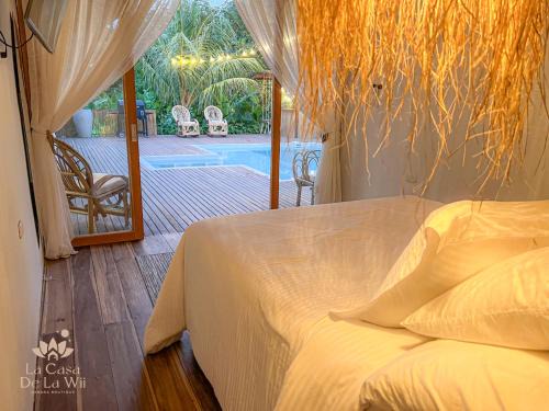Mata de Platano Cabina | Habitacion Luxury Loto en La casa de la Wii en Mendihuaca, a 10 minutos del Parque Tayrona