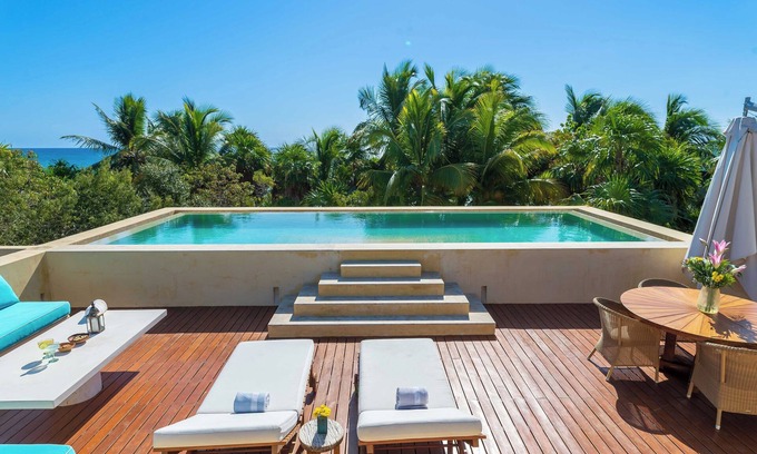 Chacchoben Villa | Hacienda Chekul - Luxury Beach-front Villa w/ Private Chef, Pool, AC, in Tulum