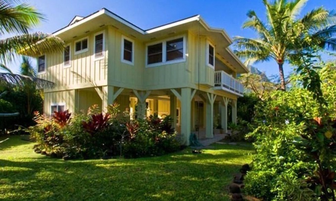 Wainiha Casa | 50 Pasos para de North Shore mejor playa privada! Convocatoria de descuento para grupos pequeños.
