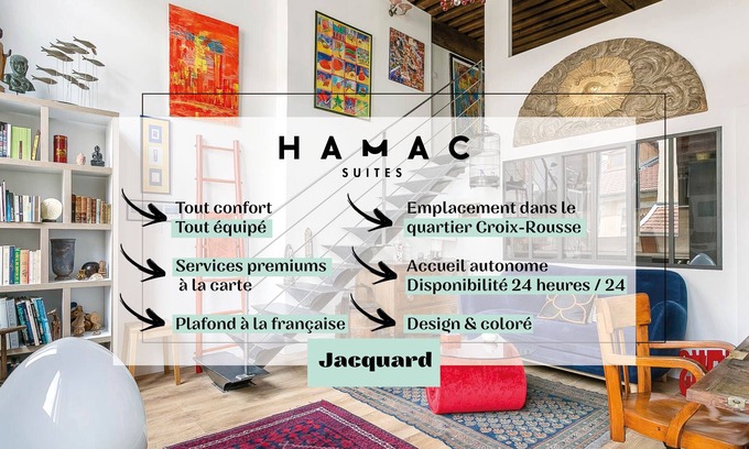 Croix Rousse Apartamento | Hamac Suites- Le Jacquard Croix-Rousse - 2pers