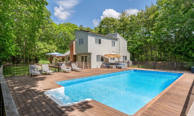 Quogue Casa | Hamptons Retreat w / Pool & Tennis - 90 minutos de Nueva York