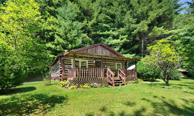 Spruce Pine Cabina | *This Weekend Discounted* Authentic Log Cabin