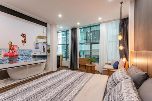 Hang Trong Apartamento | HanoianHearths- NH2 - Private Cinema - Bathtub