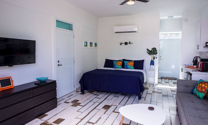 Puntas Apartamento | ★ feliz tortuga loft | Estudio ecológico a pasos de la playa | Balcón grande ★