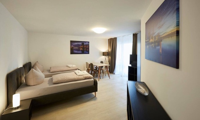 Weststadt Mittlerer Teil Apartamento | Apartamento-Vista al Jardín-Baño Privado