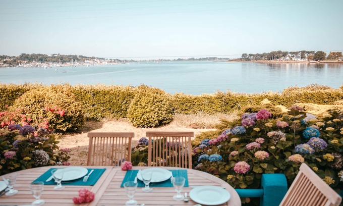 Plouguerneau Chalet De Esquí | Harbour House - Vista de Aber Wrach para 6