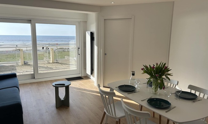 Hardelot-Plage Apartamento | Apartamento-Baño con bañera-Vista al Mar-Hardelot Face Mer