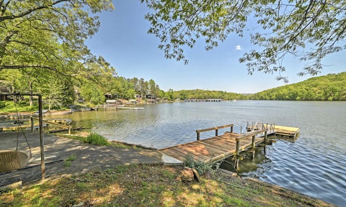Harrison Casa | Harrison Lakefront Cottage with Private Dock!