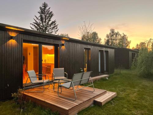 Joachimsthal Casa | Haus 1 am Grimnitzsee - erstklassiges Design, mit eigenem Garten und nah am See