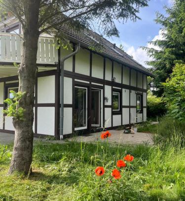 Feriendorf Frankenau Casa | Haus Waldzeit inclusief bedlinnen handdoeken en eindservice