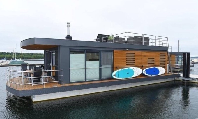 Klitten Apartamento | Hausboot für 6 Gäste mit 45m² in Klitten