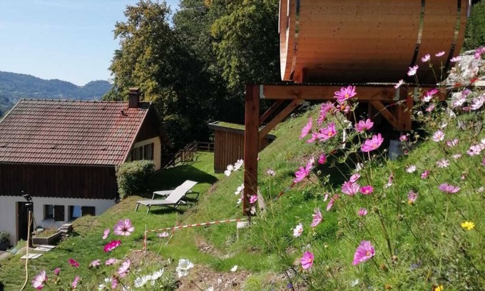 Le Menil Chalet De Esquí | Hautes Vosges Le Ménil Chalet Avec Sauna Tonneau