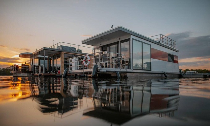 Oberhavel Alquiler De Eote | Hausboot am Prerauer Stich en Zehdenick
