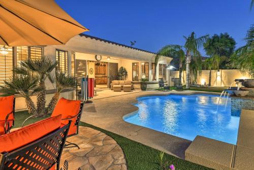 Power Ranch Casa | Heated Pool and Putting Green Luxe Gilbert Home