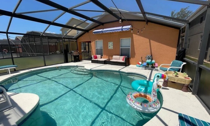 Sandy Ridge Casa | Heated Pool, Grill 4Bdr/3Bath Home close to Disney