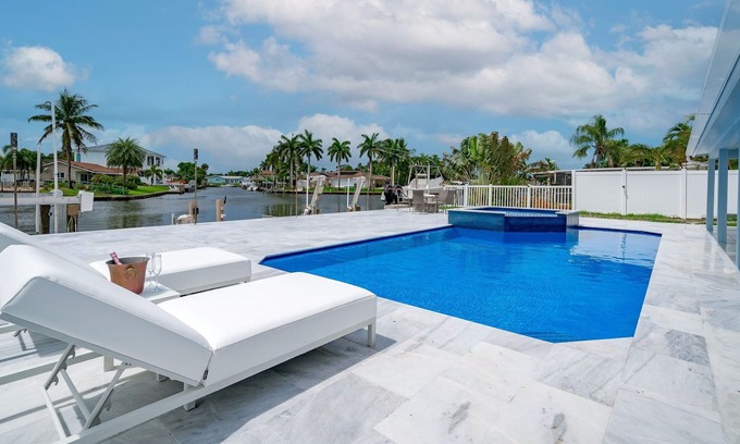 Cypress Lakes Casa | Heated Pool & Hot Tub! Waterfront+1 Mile 2 Beach!