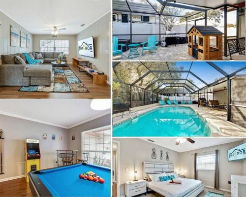 Brandon Casa | Heated Pool House 14 PPL Stunning Pool Table