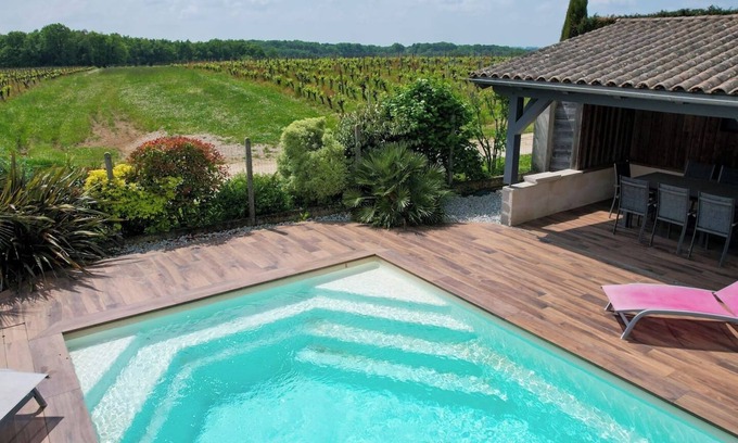 Puisseguin Casa | Heated pool, House in the heart of the vineyards
