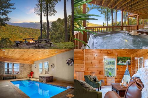 Sevierville Chalet De Esquí | Heavenly Heights by Ghosal Luxury Lodging
