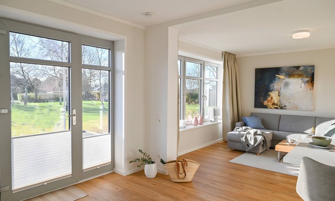 Daenschendorf Apartamento | Helle Deel – Bright Holiday Apartment with Sauna and Terrace