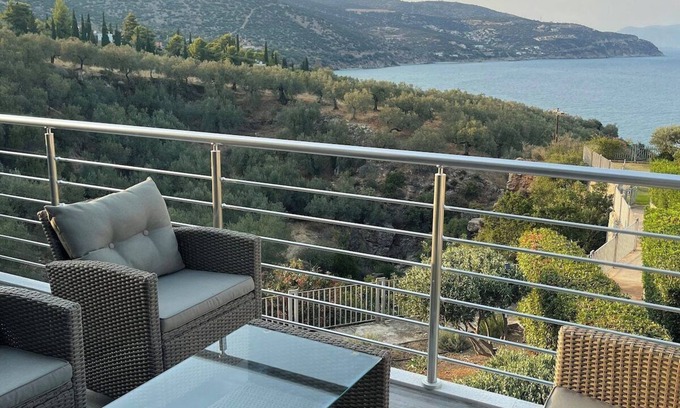 Kefalari Apartamento | Hellenic Escapes: Modern 2-Bedroom with Panoramic Sea Views