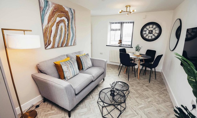 Barrow-on-Trent Apartamento | Hen & Chickens Luxury Apt Free Parking | By DerBnB