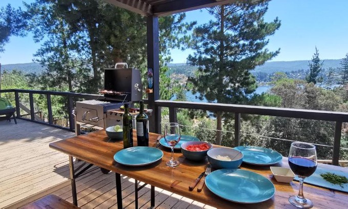 Vichuquen Casa | Hermosa cabaña con vista al lago Vichuquén