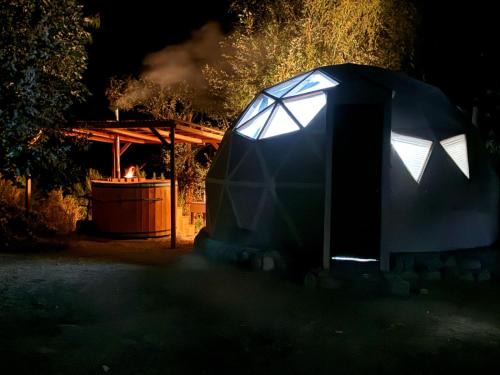 Paiguano Otro | Hermoso domo privado con piscina para 2 personas en Cochiguaz- Valle de Elqui