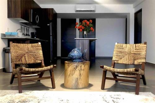 Nuevo Vallarta Apartamento | Hermoso Penthouse Zona Comercial Nuevo Vallarta