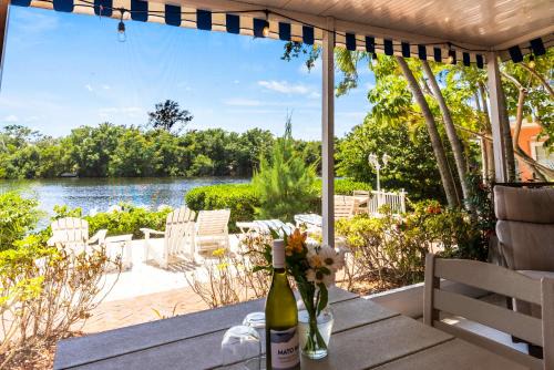 Siesta Key Casa | Heron Lagoon, dock, pool, the Poolside Complex at Siesta Key Bungalows