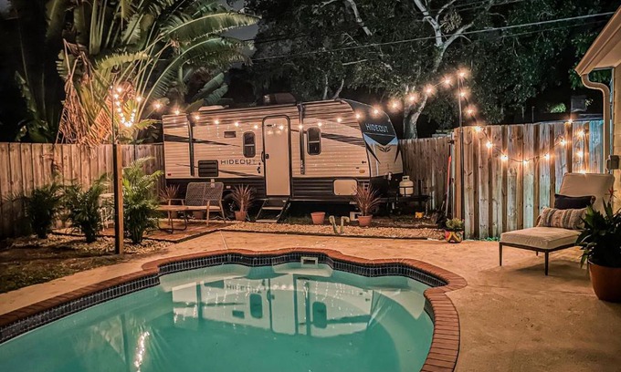 Gulfport Otro | Hideout by the Sea with saltwater pool + dog friendly yard