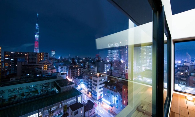 Kinshi Hotel | High floor Extra room Room with a view of the / Sumida-ku Tokyo