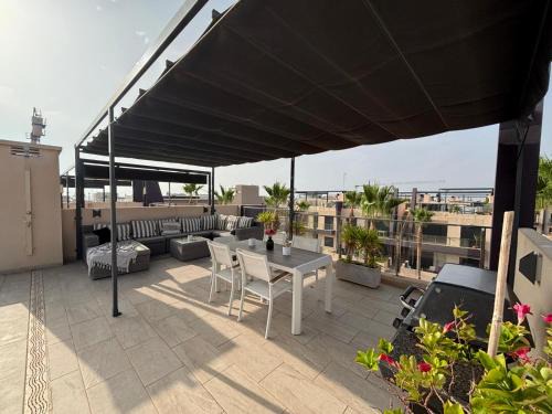 Pilar de la Horadada Apartamento | Higuericas Costa 222 Härlig takterrass med havsutsikt - Pool och 250m till stranden