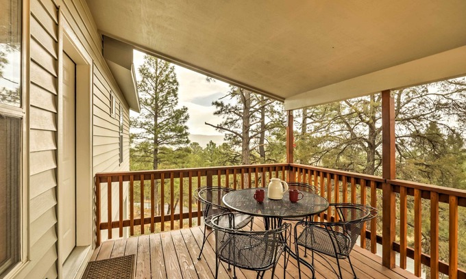 Ruidoso Cabaña | Hillside Haven w/ Deck < 2 Miles to Dwtn Ruidoso!