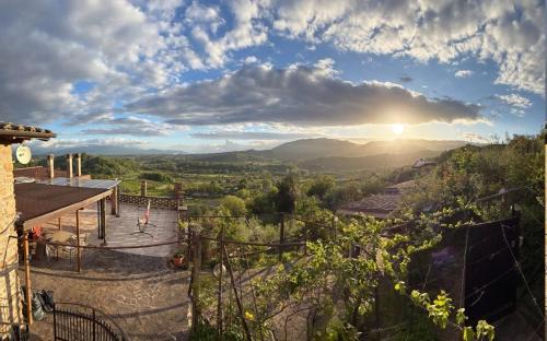 Olevano Romano Casa | Hillside home with fantastic view - 7 beds - only 1h from Rome
