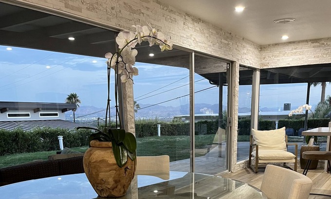 San Bernardino Villa | Hilltop home w/ city and Mountain Views