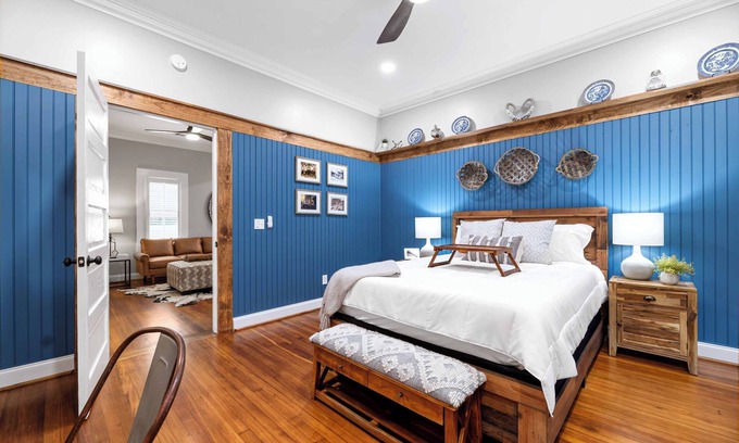 Columbus Casa | Historic Charm Bibb City Mill House ~ River Walk, Event Center, Veteran Owned