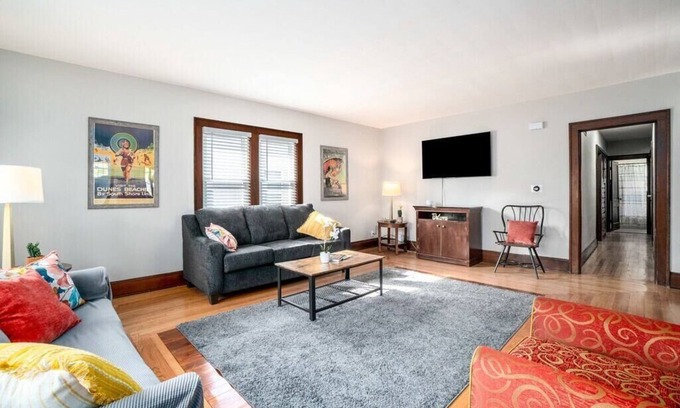 Michigan City Casa | Historic Charmer: Walk to Casino, 2 miles to Beach