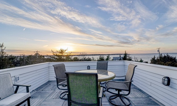 East Chop Casa | Historic, dog-friendly beach view house with fast WiFi, ocean view, & grill