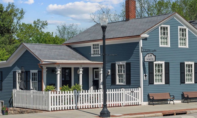 Hudson Casa | Historic Greek Revival Farmhouse c. 1837 / Heart of Downtown Hudson.