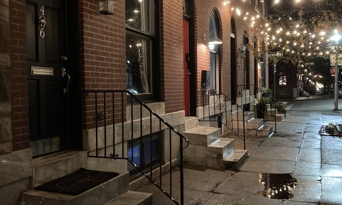 Highlandtown Casa | Historic Home in Safe Neighborhood - Private parking pad included!