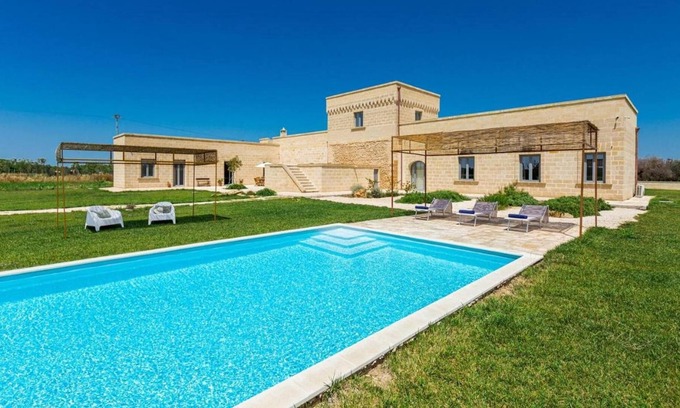 Mesagne Villa | Historic Masseria Bosco Colombo with private pool up to 12 people