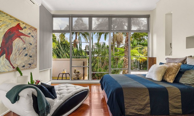 Redfern Casa | Historic sandstone home with designer interior & tropical garden. pets welcome!