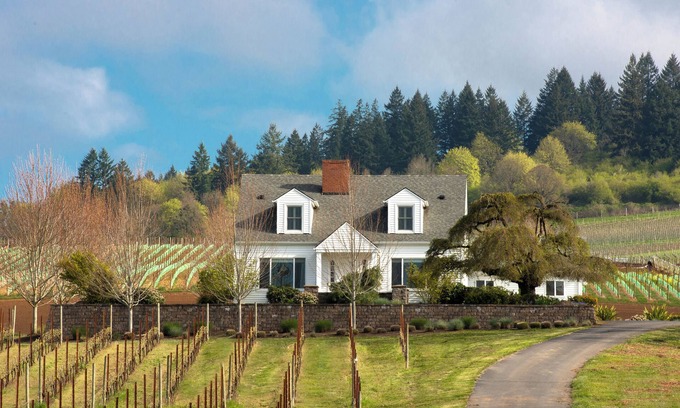 Dayton Casa | Historic Vineyard Escape, with patio and vintage charm.