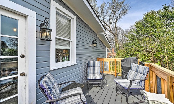 Danville Casa | Historic 'Watson' Brick House w/ Private Deck!