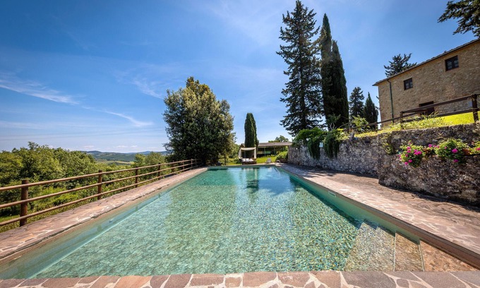 Castelnuovo di Val di Cecina Casa | Casa de vacaciones 'Podere Le Rote' con piscina privada, jardín privado y Wi-Fi