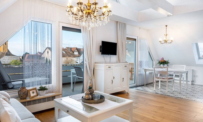 Oberrotweil Apartamento | Apartamento 'Rose' con vistas a la montaña, terraza privada y Wi-Fi