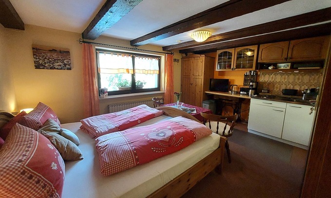 Zell am Harmersbach Apartamento | Apartamento vacacional 'Schwalbennest' con jardín comunitario y Wi-Fi
